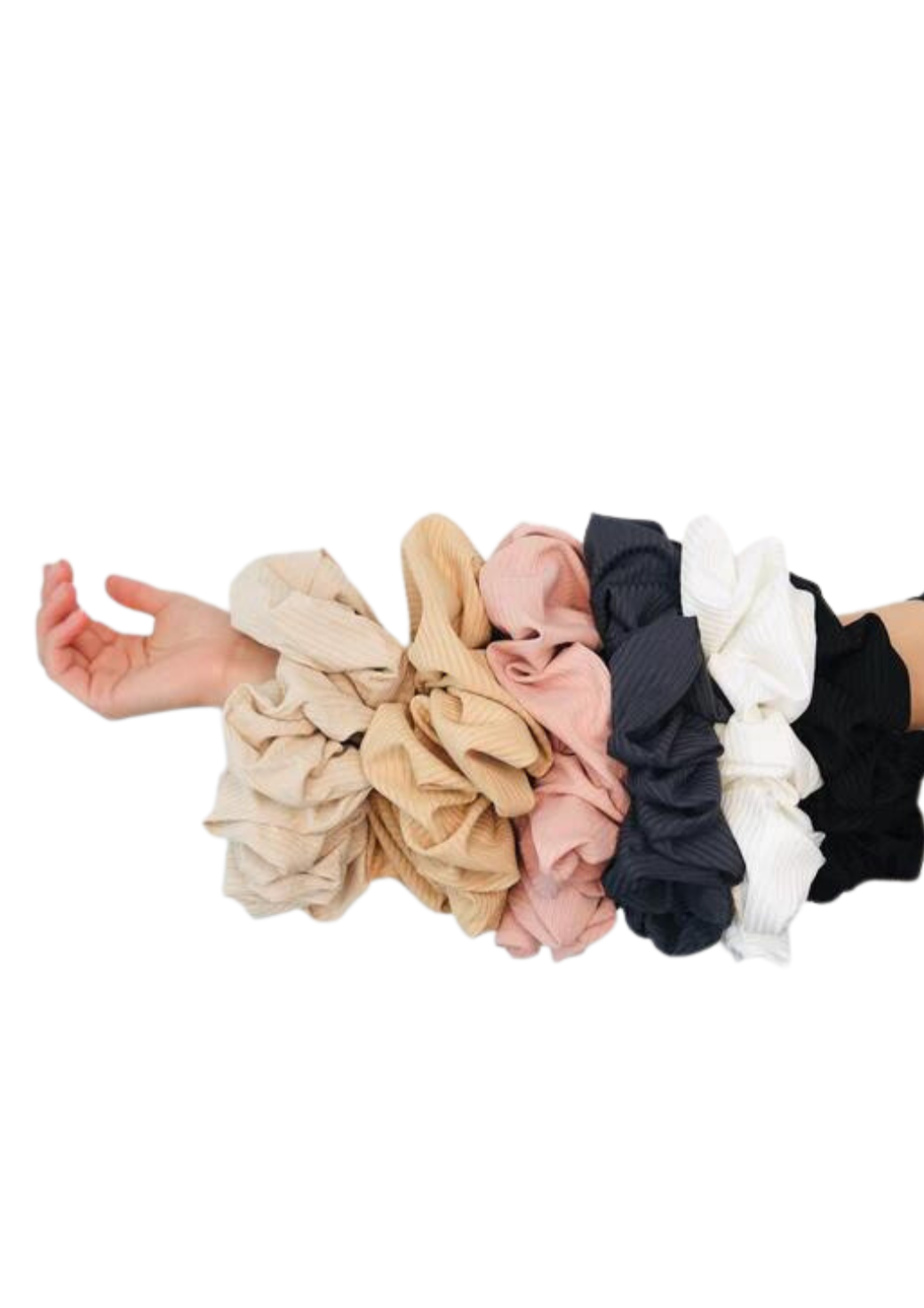 Cotton Ribbed Scrunchie