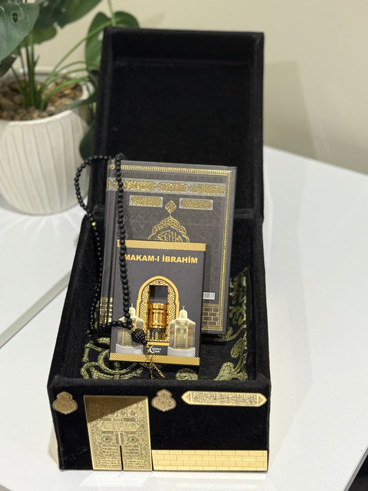 Large Velvet Quran gift set