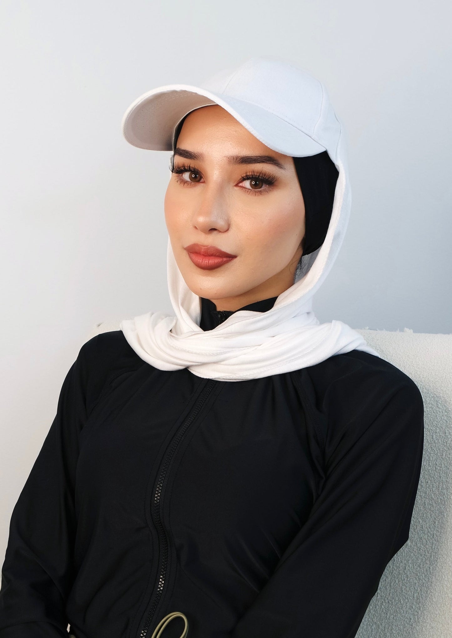 Baseball Cap with Jersey Hijab