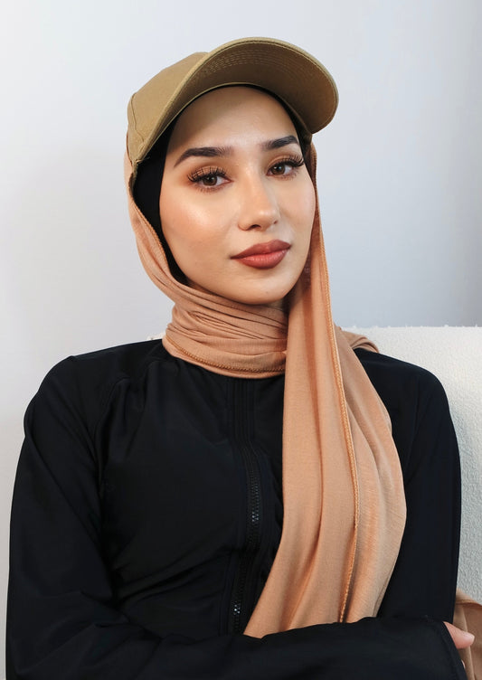 Baseball Cap with Jersey Hijab