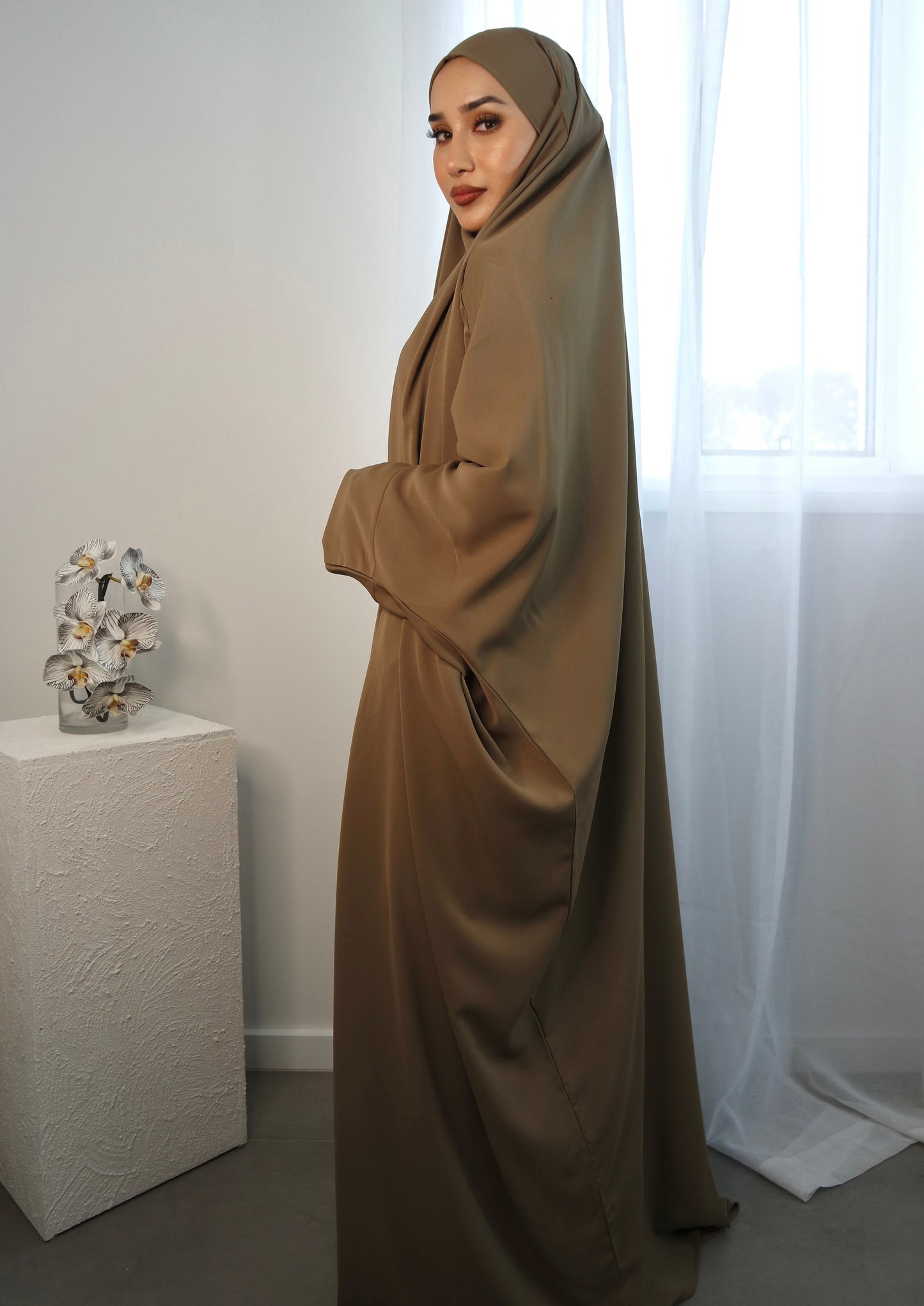 1-Piece French Cotton Khimar